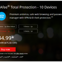 McAfee Black Friday 2020 Sale & Deals