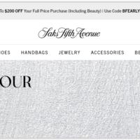 Saks Fifth Avenue Black Friday 2020 Sale & Deals