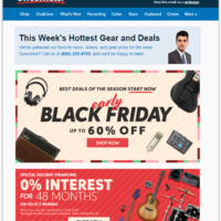Sweetwater Black Friday Sale & Deals