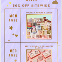 ColourPop Black Friday 2020 Sale & Deals