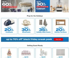 Bed Bath & Beyond Black Friday 2024 Ads | Deals | Sales – BFAds