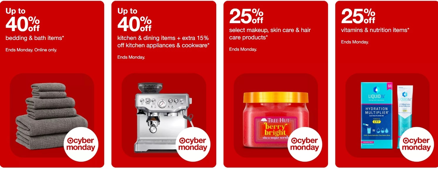 Target Cyber Monday sales